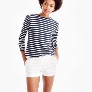 J. Crew Chino Shorts in white